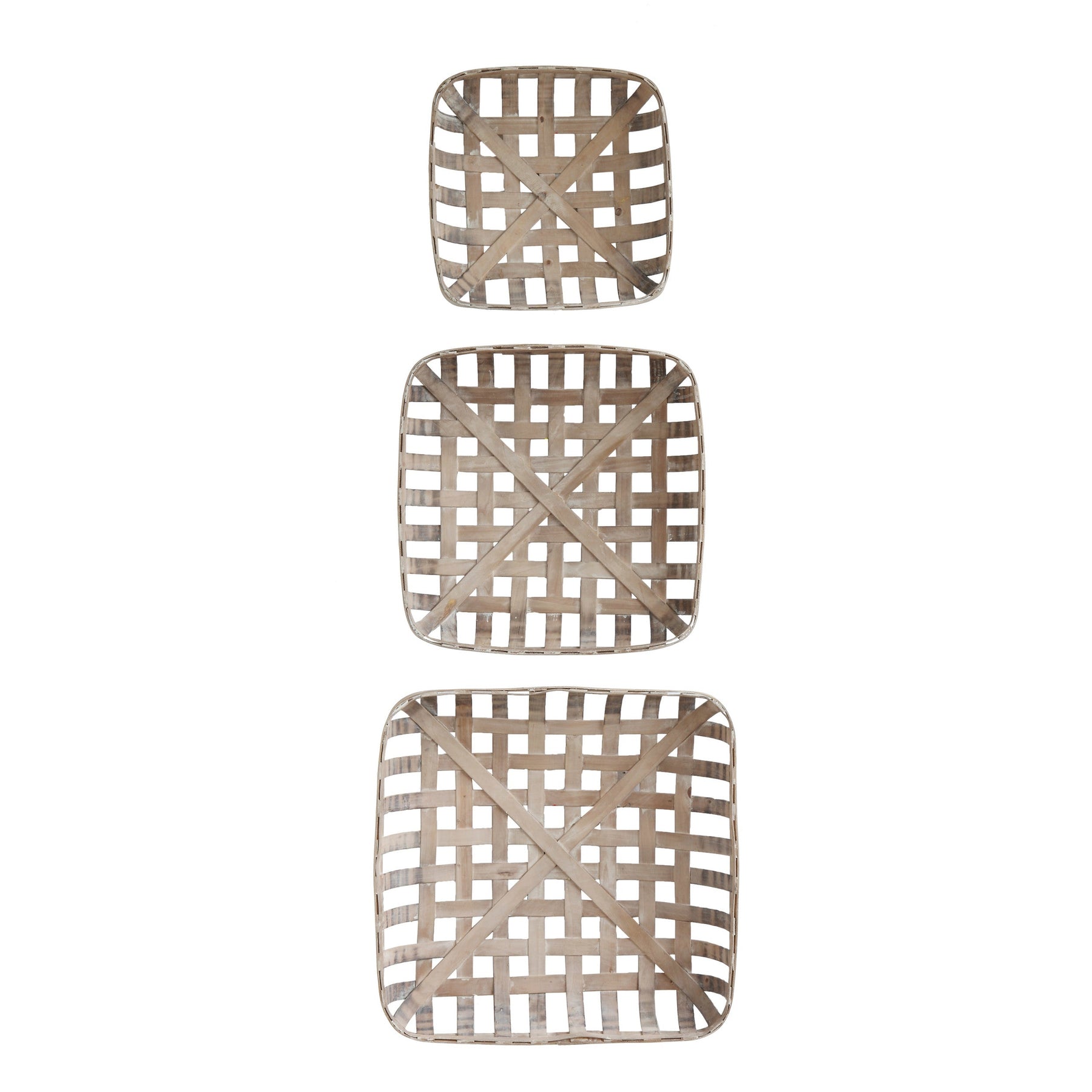 tobacco basket set ROUND BASKETS 3 SIZES Cypress Bridge Candle Co your baskets will come empty and ready to hang or embellish however youd like 3/Set Woven Tobacco Style Baskets