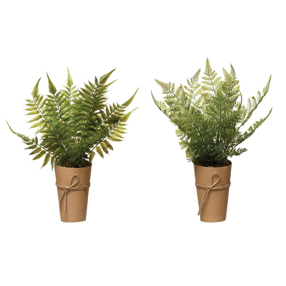 faux fern potted plant Faux Fern – Bungalow Home Furnishings